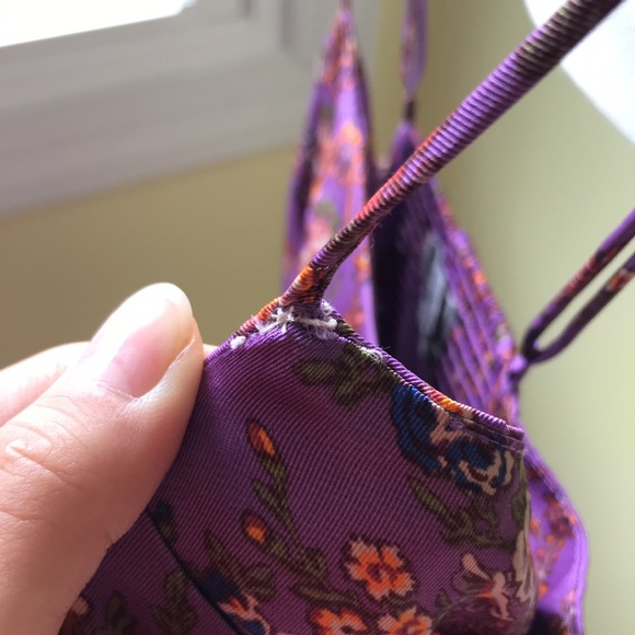 URBAN OUTFITTERS Purple Floral Detailed Dress - Picture 4 of 5